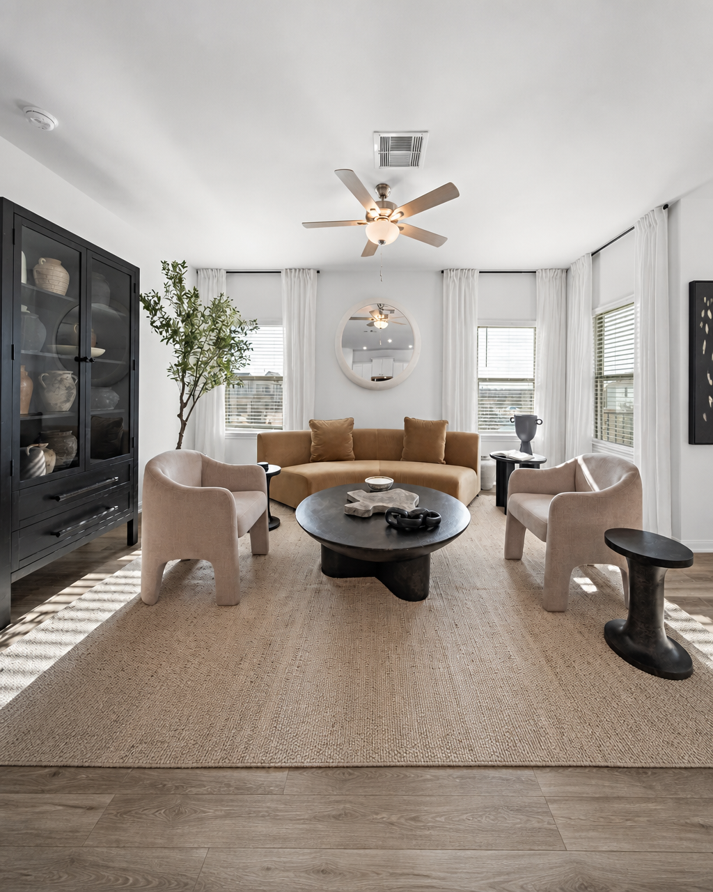 Fox & Simmons Studios living room interior design project
